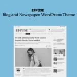 Efpose – Blog and Newspaper WordPress Theme