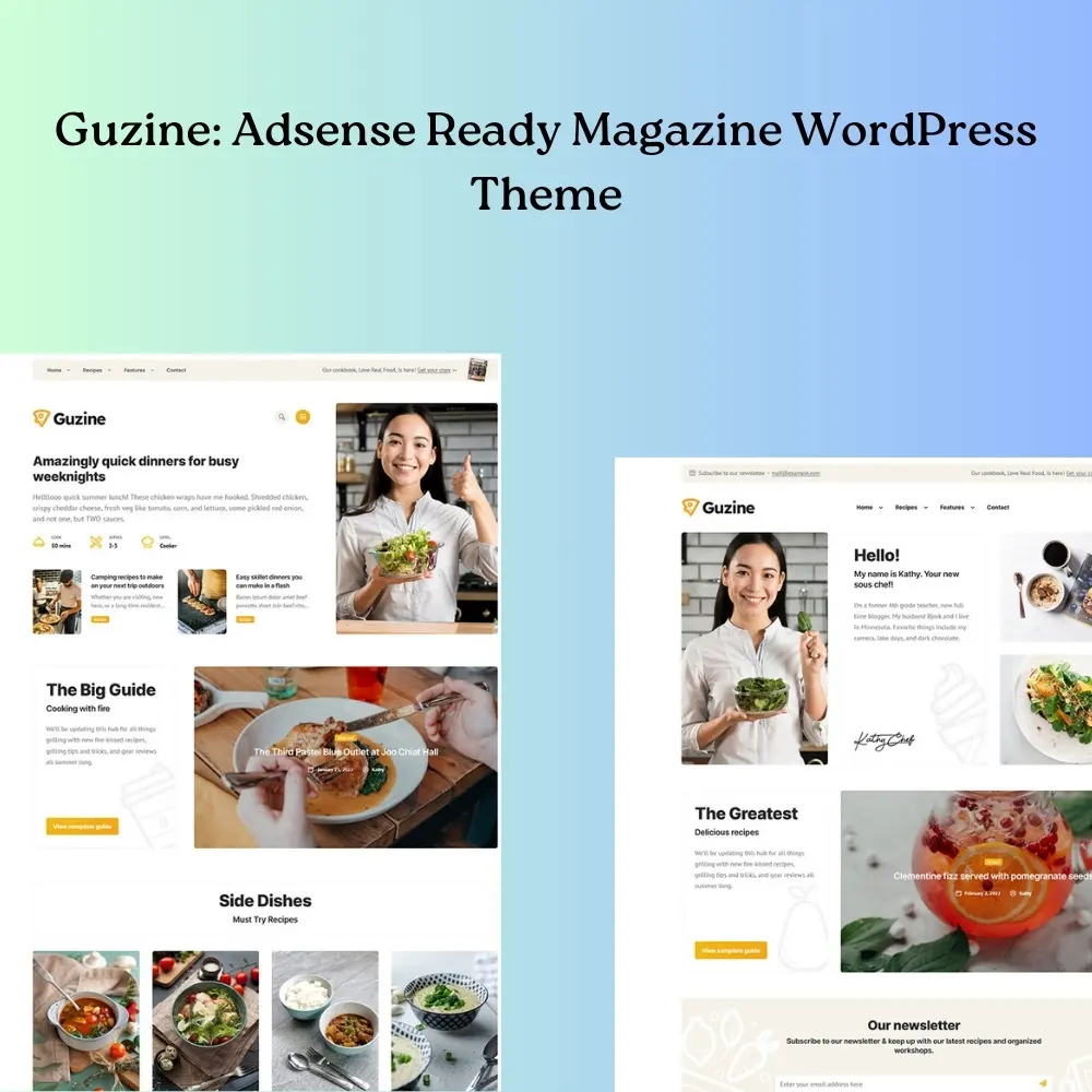 Guzine: Adsense Ready Magazine WordPress Theme