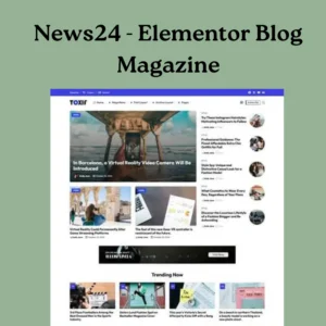 News24 - Elementor Blog Magazine